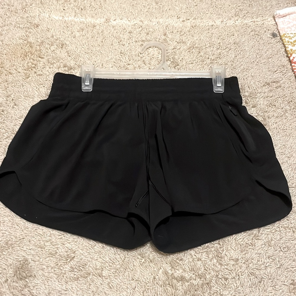 Black size 10 Lululemon shorts